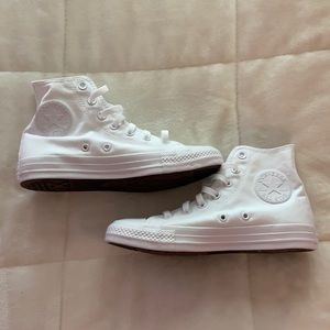 All white converse